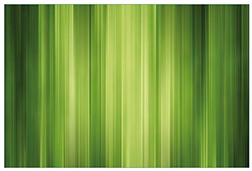Wallario Küchenrückwand selbstklebend 90 x 60 cm, Motiv: Grün und schwarz gestreift - Abstraktes Streifenmuster | Spritzschutz abwischbar & pflegeleicht