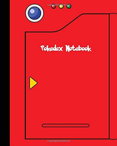 Pokedex Notebook: 7.50 x 9.25 100 Sheet | 200 Page | Composition Book