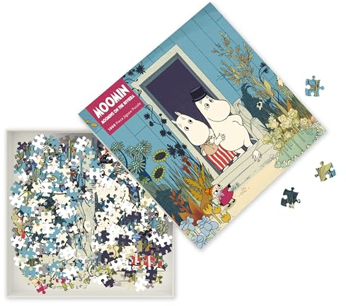 Puzzle - Tove Jansson, Die Mumins an der Riviera: Unser faszinierendes, hochwertiges 1.000-teiliges Puzzle (73,5 cm x 51,0 cm) in Stabiler Kartonverpackung