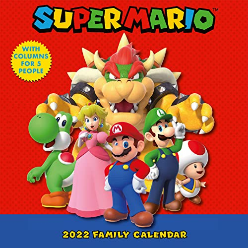 Danilo Calendar - SUPER MARIO 2022 FAMILY ORGANISER (The Official Super Mario Family Organiser Square Calendar 2022)