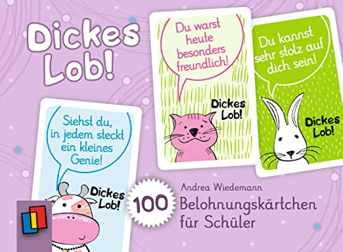 Dickes Lob! 100 Belohnungskärtchen für Schüler*innen (Fleißkärtchen für Kinder)