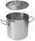 Suppentopf Kochtopf MIT DECKEL und RANDVERSTÄRKT CNS 50 cm Ø / 100,0 Liter Inhalt