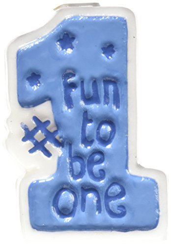 Amscan - Candela 1 Anno Azzurra Fun to be One