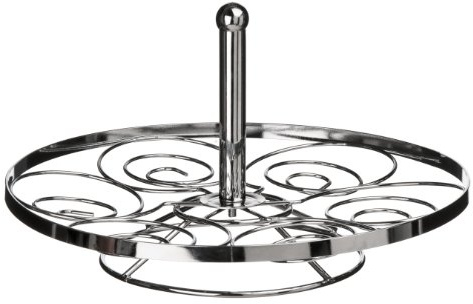 Premier Housewares Swirl Cake Stand - Chrome