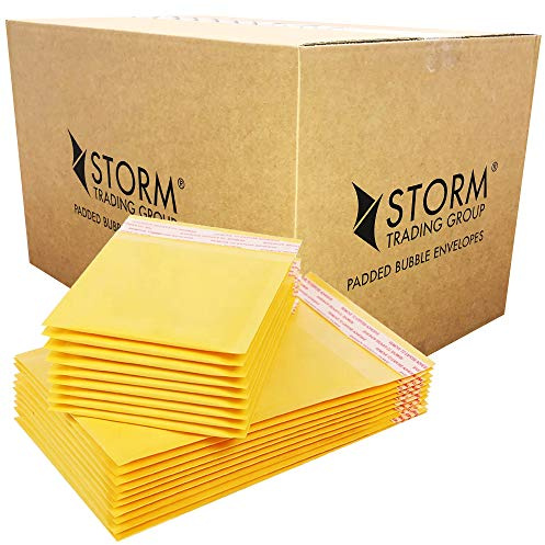 20 Gold Padded Bubble Envelopes 350X450mm (Size K) Large