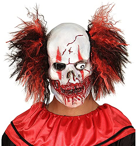 W WIDMANN MILANO Party Fashion 01019 - Maske Clown, Totenkopf, Halloween, Fasching, Karneval, Mottoparty