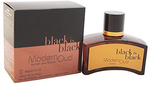 Nuparfums Group Black is Black Modern Oud Eau de Toilette, 3.4 Ounce