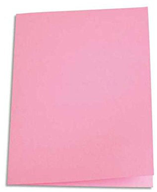 Paquet de 100 chemises carte recyclée 180 grammes coloris Rose