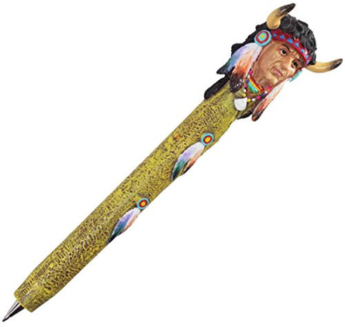 Isideco Kugelschreiber Indianer mit Federn