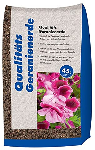 Hamann Qualitäts-Geranienerde 45 l dekorative Gartengestaltung - zur dekorativen Gartengestaltung
