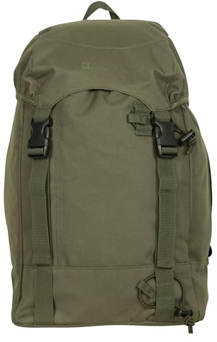 Mountain Warehouse Hoher 20-l-Rucksack - robuster Alltags-Rucksack, Brustriemen, Airmesh am Rücken, leichter Reiserucksack, ideal Für Reisen, Wanderungen und Laufen, Herbst Grün Einheitsgröße