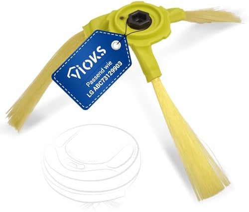 VIOKS Seitenbürste Links Ersatz für ABC73129901 ABC73129903 Staubsauger Roboter VR62601LV VR6260LV VR6260LVM & Ersatzteile für Vacuum Robot Staubsauger