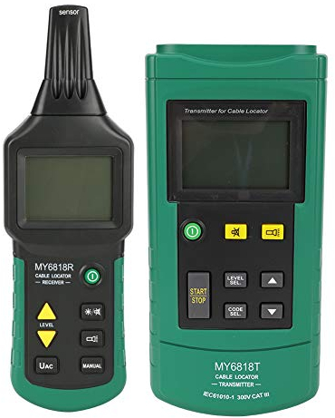 Elektrischer Kabeldetektor, 12 V-400 V AC/DC, Line-Tracker, Kabelfinder, Schlauchsuchgerät aus Metall