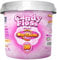 MacCorns Pink Cotton Candy Floss -10ltr Mega Bucket for Kids & Adults - Traditional Candy Floss Spun, Ideal for Cocktails, Desserts, and Party Garnish