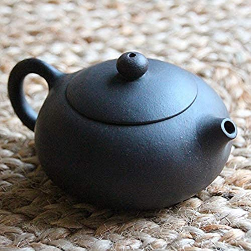 Théière noire en crète Zi Sha Yixing • Filtre intégré • Capacité 200 ml • Tea Soul