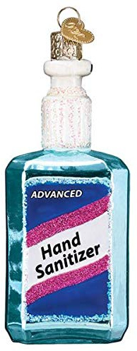Old World Christmas Ornaments Hand Sanitizer Glass Blown Ornaments for Christmas Tree
