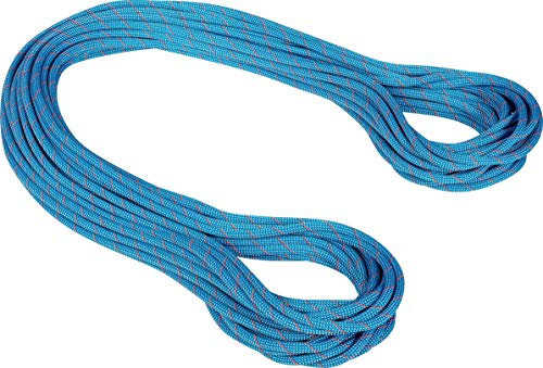 Mammut 9.5 Crag Classic Climbing Rope, Blue, Nylon, 61m, 9.5mm, 5120lbf, PFC-Free, Climbing