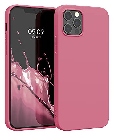 kwmobile Case Compatible with Apple iPhone 12 Pro Max Case - Soft Slim Protective TPU Silicone Cover - Sweet Candy
