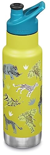 Klean Kanteen Unisex – Erwachsene Classic Sippy Flasche, Safari, One Size