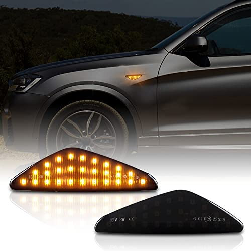 LED SEITENBLINKER passend für BMW X3 F25 | X5 E70 | X6 E71, E72 | SCHWARZ