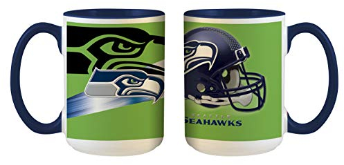 Seattle Seahawks 3D Inner Color Tasse Becher Kaffeetasse Mug 445ml