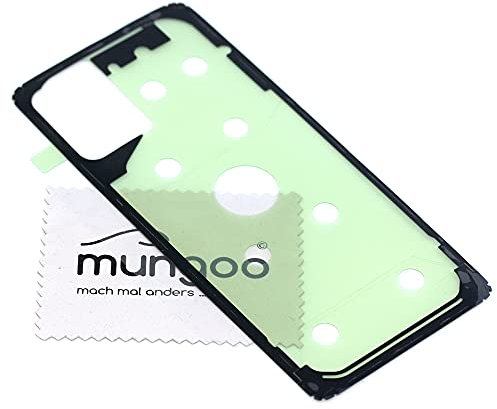 Klebefilm Akkudeckel für Samsung Original für Samsung Galaxy A51 5G (A516B) Dichtung Kleber Adhesive mit mungoo Displayputztuch