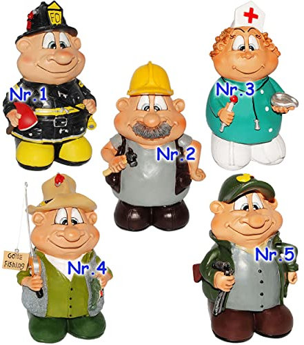 alles-meine.de GmbH große XL Sparbüchse - lustiger Feuerwehrmann - stabile Spardose aus Kunstharz - Geld Sparschwein - Feuerwehr/Feuerwehrmänner - Urlaub - Reisekasse/Rei..