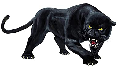 iSpchen Autoaufkleber 3D Wasserdichte Panther Realistisch Aufkleber Vinyl-Abziehbilder Sticker Selbstklebende Aufkleber Auto Körper Fenster Aufkleber Styling Dekoration Aufkleber
