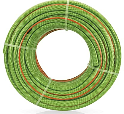 VITO Garden Gartenschlauch 19 mm (3/4 Zoll) 15 m | 20 bar | Wasserschlauch | flexibel und UV beständig | aus robustem, geflochtenem PVC | schadstofffrei | Farbe: grün (19mm (3/4) 15m)