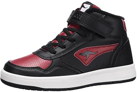 KangaROOS K-cp Jumbo Ev, Sneaker Unisex Kinder, Jet Black Rouge, 33 EU