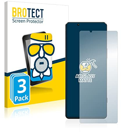 BROTECT Entspiegelungs Schutzglas für Sony Xperia 5 IV (3 Stück) Schutzfolie Panzer Folie Glas Matt [Extrem Kratzfest 9H, Anti-Reflex]