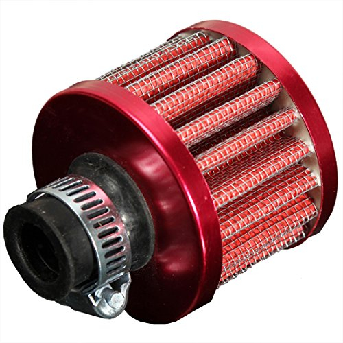 Dyspnea 12MM Filtro Aria Filtro Aria Recupero VAPORI Olio Rosso Red