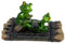 Yardenfun Pool Simulierter Frosch Froschdekor Froschfiguren Statuen Für Außenbereich Frosch Gartenstatue Willkommensstatue Froschdekorationen Harz Frösche Ornament Frösche Statue
