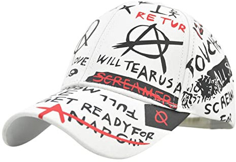 Männer und Frauen lässige Jugend Retro-Briefe Peace Love Bunte High Street Mütze Baseball Mütze Ventilator Schirmmütze