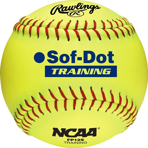 Rawlings | NCAA Soft Poly-Core Fastpitch Training Softballs | 11 & 12 Options | 12 Count