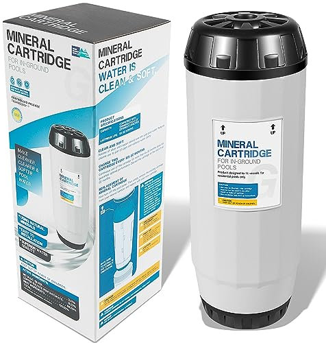 sixcow Ersatz für Nature2 W28125 Mineral-Kartusche für alle G25, Professional G & Pro G Plus Boden-Pool-Desinfektionsmittel, für Pools bis zu 25.000 Gallonen, N2CG25, W26725