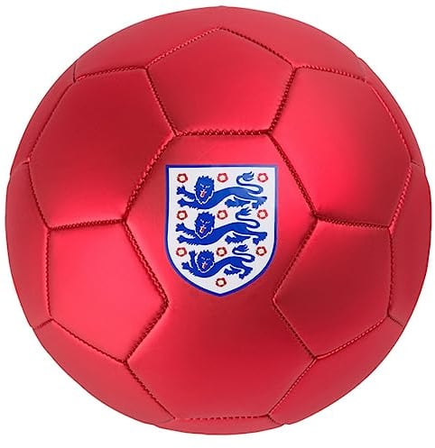Mitre England Football - Red/White - Size 5 - Pack Options (Pack Of 1)