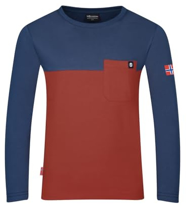 Trollkids Kids Bergen Longsleeve | Robustes Longsleeve, Pflegeleichtes Baumwoll-Polyester-Mischgewebe, Angenehmes Tragegefühl