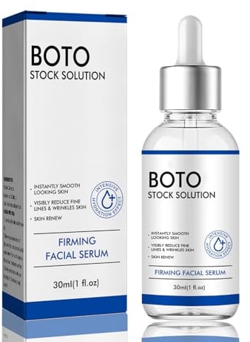 Bo-tox Gesichtsserum - Bot-ox Stock Solution Hyalu b5 Serum Gesicht - Bot-ox Serum Soforteffekt Gesicht - Anti Aging Serum mit Vitamin C & E - Reduzieren Feine Linien verblassen Falten Haut befeuchten