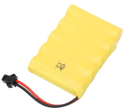 Tbest Batterie au Lithium pour Voitures RC, Batterie Rechargeable au Lithium 6, 0 V 700 MAh avec Prise SM 2P, sécurité Légère