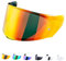JQF Gear Helmvisier,Motorradhelm Visier für FF800/FF353/FF328,Motorrad Windschutz Helm Objektiv Visier Vollgesichts,Helmvisiere Zubehör Ersatz(Chrom Rot)