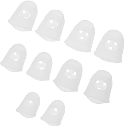 TOYANDONA 10stücke Kalimba Fingerschutz Silikon Abdeckungen Daumen Finger Protektoren Für Übung Und Spielen