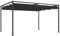 Outsunny 4 x 3(m) Metal Outdoor Pergola with Retractable Roof, Outdoor Gazebo Canopy Shelter with Drainage Holes for Garden, Patio, Lawn, Black
