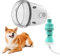FURGUARD Máscara de inhalación para Gatos con Copa nebulizadora en Modo reclinado Máscara de oxígeno para Gatos y Cachorros (Dispositivo nebulizador no Incluido) (S)