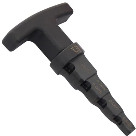 Utensile Smussatore - Rifinitura Interna Tubi | Svasatore Calibrato Multiuso 4-in-1, Rotazione con Cricchetto, Precisione Dimensioni 0,6-1,25 pollici, Applicazione in Impianti Idraulici e Lavorazioni