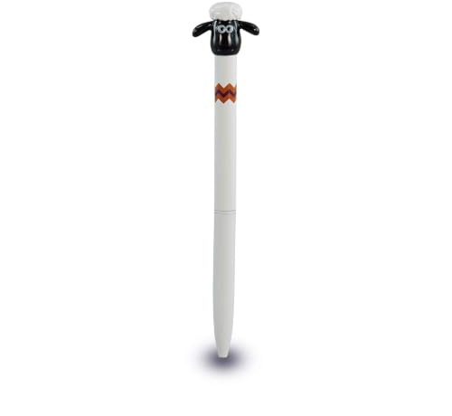 Half Moon Bay | Wallace & Gromit | Shaun the Sheep 3D Shaped Topper | Metal Ballpoint Writing Pen | School & Office Stationery | Official Aardman Merchandise | Novelty Collectible Gift