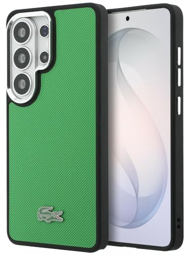 CG MOBILE Lacoste Full Wrap Petit Pique kompatibel mit MagSafe Hülle für Samsung Galaxy S26 Ultra (Grün)