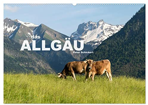 das Allgäu (Wandkalender 2026 DIN A2 quer), CALVENDO Monatskalender: Die wunderbare Ferienlandschaft im Süden Deutschlands (CALVENDO Orte)