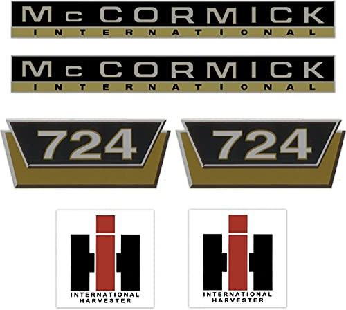 IHC McCormick 724 Gold Klein - Traktor Schlepper Aufkleber Klebefolie