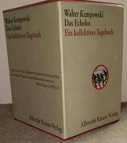 Das Echolot. Ein kollektives Tagebuch. 4 Bände in Schuber.